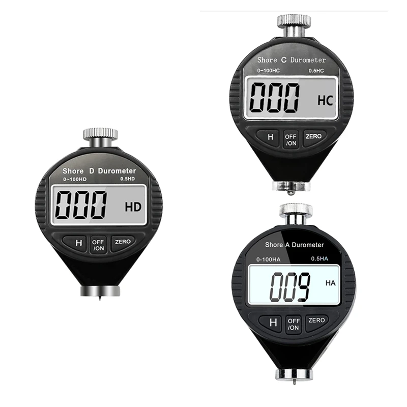 Digital Display Hardness Tester Portable 0-100HD Hardness Meter Digital Durometer Scale With Large LCD Display (Type C)
Digital Display Hardness Tester Portable 0-100HD Hardness Meter Digital Durometer Scale With Large LCD Display (Type C)