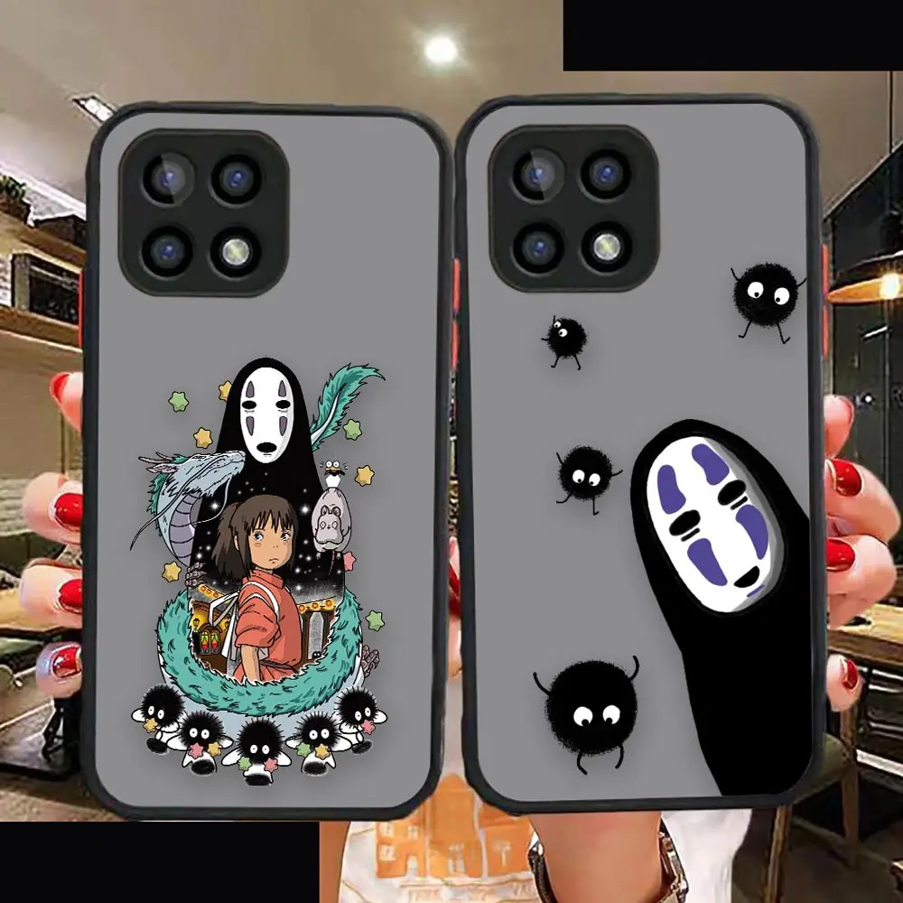 

Shockproof Case For OPPO A15 A16 FINDX3 Funda R15 A76 A54 A55 A73 A74 A92 A93 A94 ACE2 PRO Case Para Cover Spirited Away Totoro