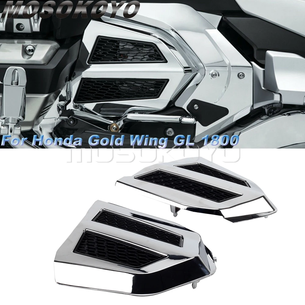 

Motorcycle Chrome Engine Transmission Covers For Honda Goldwing GL 1800 GL1800 F6B Tour DCT Airbag Radiator Grille Cover Fairing