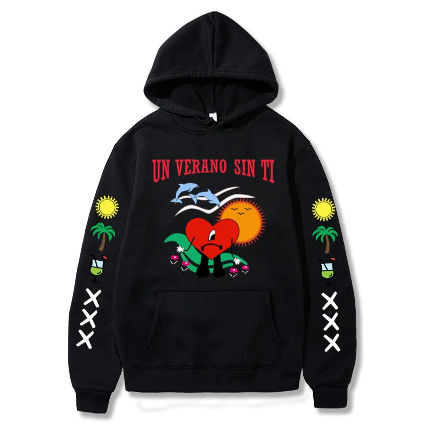 New 2022 New Bad Bunny Men's Women's Printed Hoodie Fashion Street Hip Hop Hoodie Sweatshirt Unisex High Quality Hot Sale Hoodie
New 2022 New Bad Bunny Men's Women's Printed Hoodie Fashion Street Hip Hop Hoodie Sweatshirt Unisex High Quality Hot Sale Hoodie