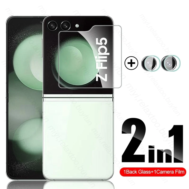 

2In1 Camera Protective Glass For Samsung Galaxy Z Flip5 Flip 5 5G SM-F731B 6.7" Rear Screen Protectors Film Sumsung Glaxy ZFlip5