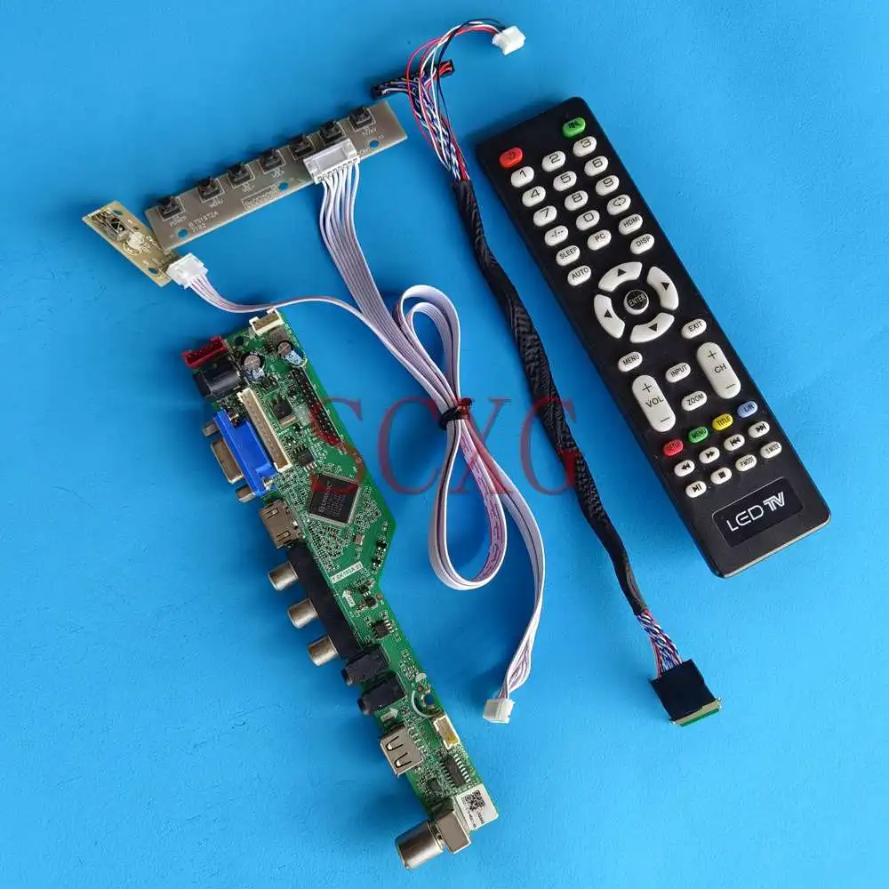 LCD Screen Driver Control Board Fit B156XW04 V6 TV Analog Signal Kit DIY LVDS 40 Pin AV VGA USB HDMI-Compatible 1366 768 15.6"
LCD Screen Driver Control Board Fit B156XW04 V6 TV Analog Signal Kit DIY LVDS 40 Pin AV VGA USB HDMI-Compatible 1366 768 15.6"