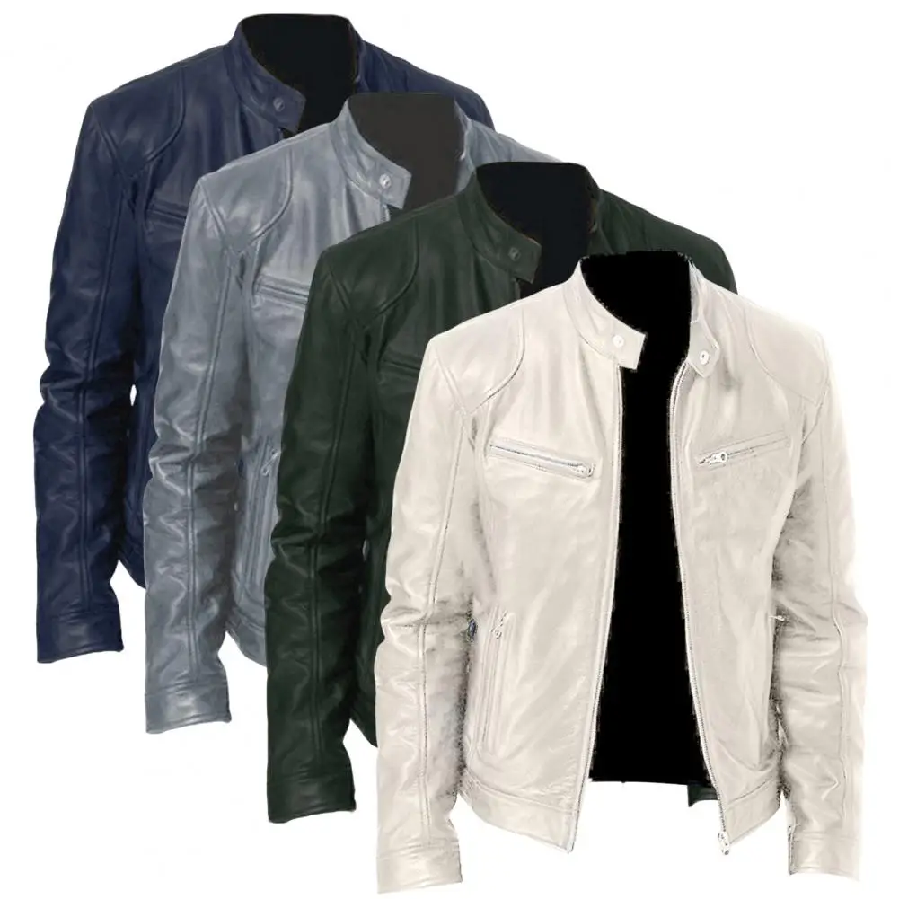 Streetwear Temperament Pockets Coat Smooth Men Surface Coat Jacket Male Popular Outerwear Jacket Zipper
Streetwear Temperament Pockets Coat Smooth Men Surface Coat Jacket Male Popular Outerwear Jacket Zipper