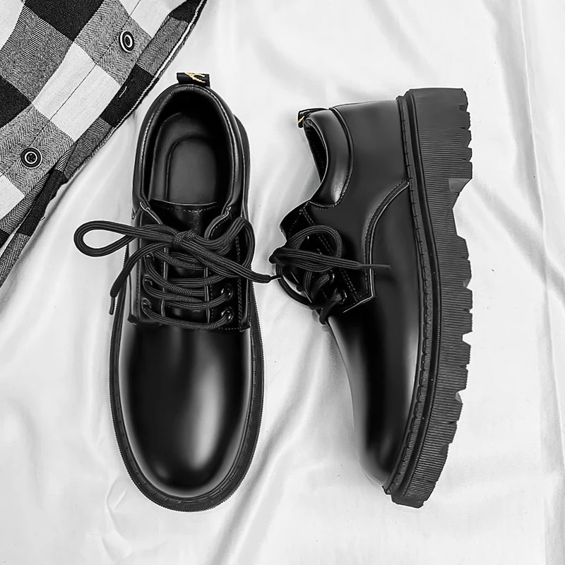 Spring Leather Shoes Men's Shoes Breathable Fashion Shoes Black Soft End Men's Black British Sports Business Men's Casual Shoes
Spring Leather Shoes Men's Shoes Breathable Fashion Shoes Black Soft End Men's Black British Sports Business Men's Casual Shoes