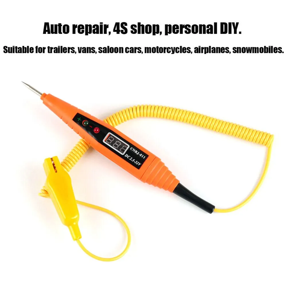 Car Digital Voltage Test Pen 2.5-32V LCD Car Electrical Circuit Test Pen Power Probe Pencil Diagnostic Tool
Car Digital Voltage Test Pen 2.5-32V LCD Car Electrical Circuit Test Pen Power Probe Pencil Diagnostic Tool
