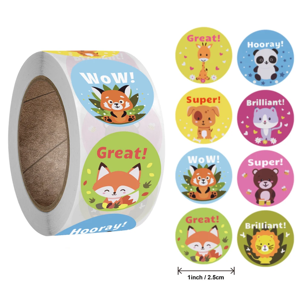 500pcs Animals cartoon Stickers Lovely Sealing labels Reward sticker for school teacher Cute animals kids stationery sticker
500pcs Animals cartoon Stickers Lovely Sealing labels Reward sticker for school teacher Cute animals kids stationery sticker
