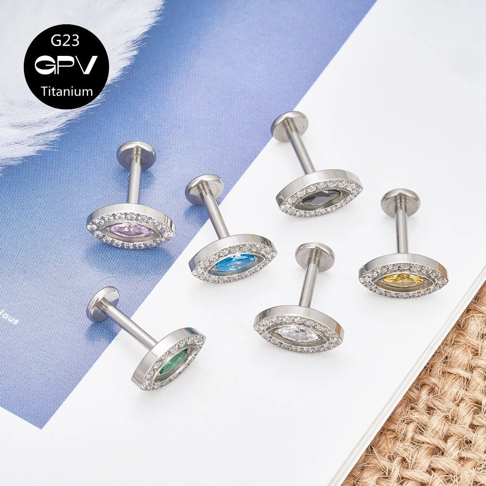 G23 Titanium Stud Oval ZC Luxury Korean Style 16G Female Ear Bone Stud Tragus Piercing Jewelry Lip Stud Nose Stud
G23 Titanium Stud Oval ZC Luxury Korean Style 16G Female Ear Bone Stud Tragus Piercing Jewelry Lip Stud Nose Stud