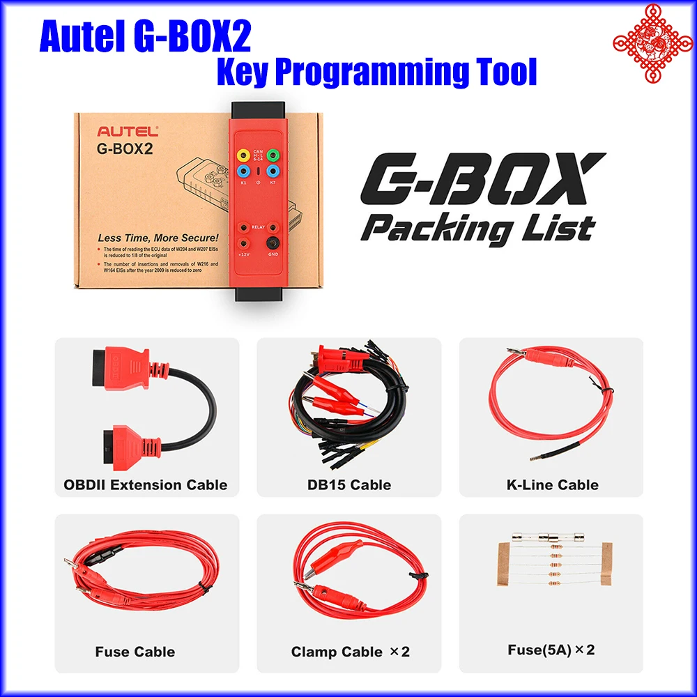 Autel G-BOX2 Key Programming Tool For Mer-cedes/B-enz/To-yota/Le-xus/Hyun-dai All Key Lost Work With IM508 IM608 Key Programmer
Autel G-BOX2 Key Programming Tool For Mer-cedes/B-enz/To-yota/Le-xus/Hyun-dai All Key Lost Work With IM508 IM608 Key Programmer