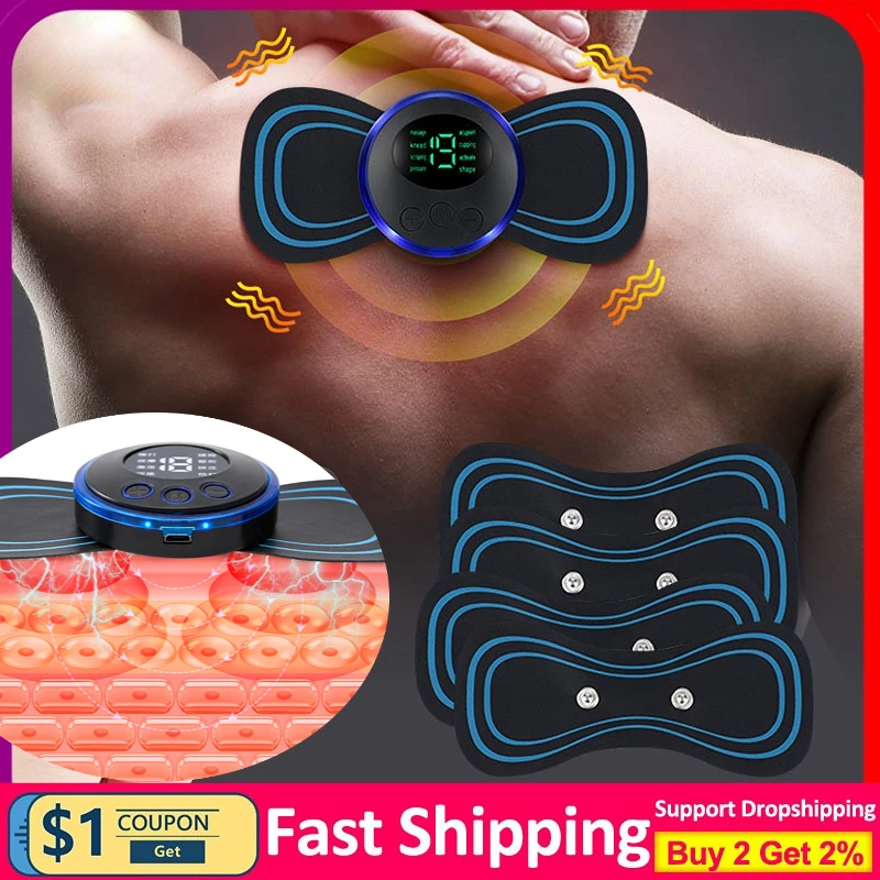 Portable EMS Mini Electric Neck Massager Cervical Massage Stimulator Pain Relief Neck Back Leg Health Care Relaxation Tool
Portable EMS Mini Electric Neck Massager Cervical Massage Stimulator Pain Relief Neck Back Leg Health Care Relaxation Tool