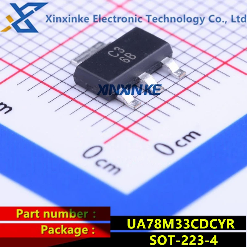 UA78M33CDCYR Mark:C3 SOT-223-4 Linear Voltage Regulators 3.3V 500mA Fixd Pos Power Management ICs Brand New Original
UA78M33CDCYR Mark:C3 SOT-223-4 Linear Voltage Regulators 3.3V 500mA Fixd Pos Power Management ICs Brand New Original
