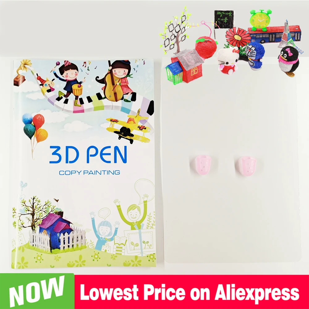 Drawing Book with Painting Pad Reusable Colorful 14/40 Patterns Thick Paper Clear Plate Painting Template 3D Pen Album
Drawing Book with Painting Pad Reusable Colorful 14/40 Patterns Thick Paper Clear Plate Painting Template 3D Pen Album