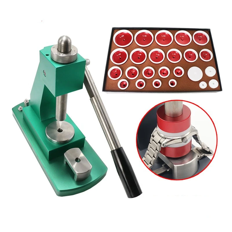 

Updated 6173 Watch Back Case Press Tool Mineral Glass Crystal Presser Fitting Tool Exquisite Watch Case Back Close