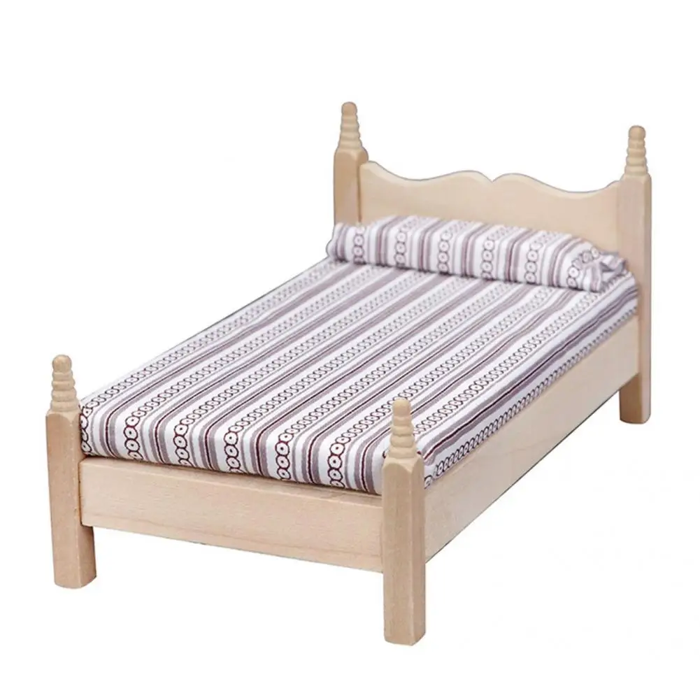 Bedroom Dollhouse Bed Useful Ingenious 3D Miniature Dollhouse Bed Model for Ornament Dollhouse Single Bed Dollhouse Bed
Bedroom Dollhouse Bed Useful Ingenious 3D Miniature Dollhouse Bed Model for Ornament Dollhouse Single Bed Dollhouse Bed