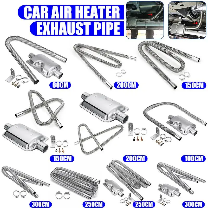 60-300cm Air Diesel Parking Heater Stainless Steel Exhaust Pipe Tube Gas Vent For Car Truck Van Boat Air Diesel Heaters
60-300cm Air Diesel Parking Heater Stainless Steel Exhaust Pipe Tube Gas Vent For Car Truck Van Boat Air Diesel Heaters