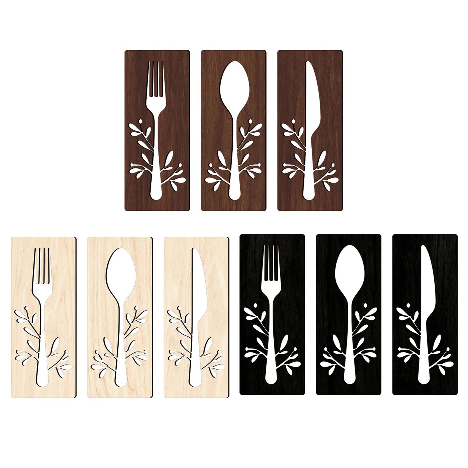 Fork Spoon Knife Wall Hanging Sign Large Wooden Hollow-out Mural Decal for Kitchen Coffee Shop Decoration TS1
Fork Spoon Knife Wall Hanging Sign Large Wooden Hollow-out Mural Decal for Kitchen Coffee Shop Decoration TS1