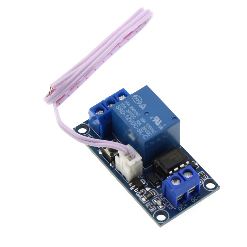 1 Channel DC 12V Latching Relay Module with Touch Bistable Switch MCU Control One-key Start-stop Self-locking Relay
1 Channel DC 12V Latching Relay Module with Touch Bistable Switch MCU Control One-key Start-stop Self-locking Relay