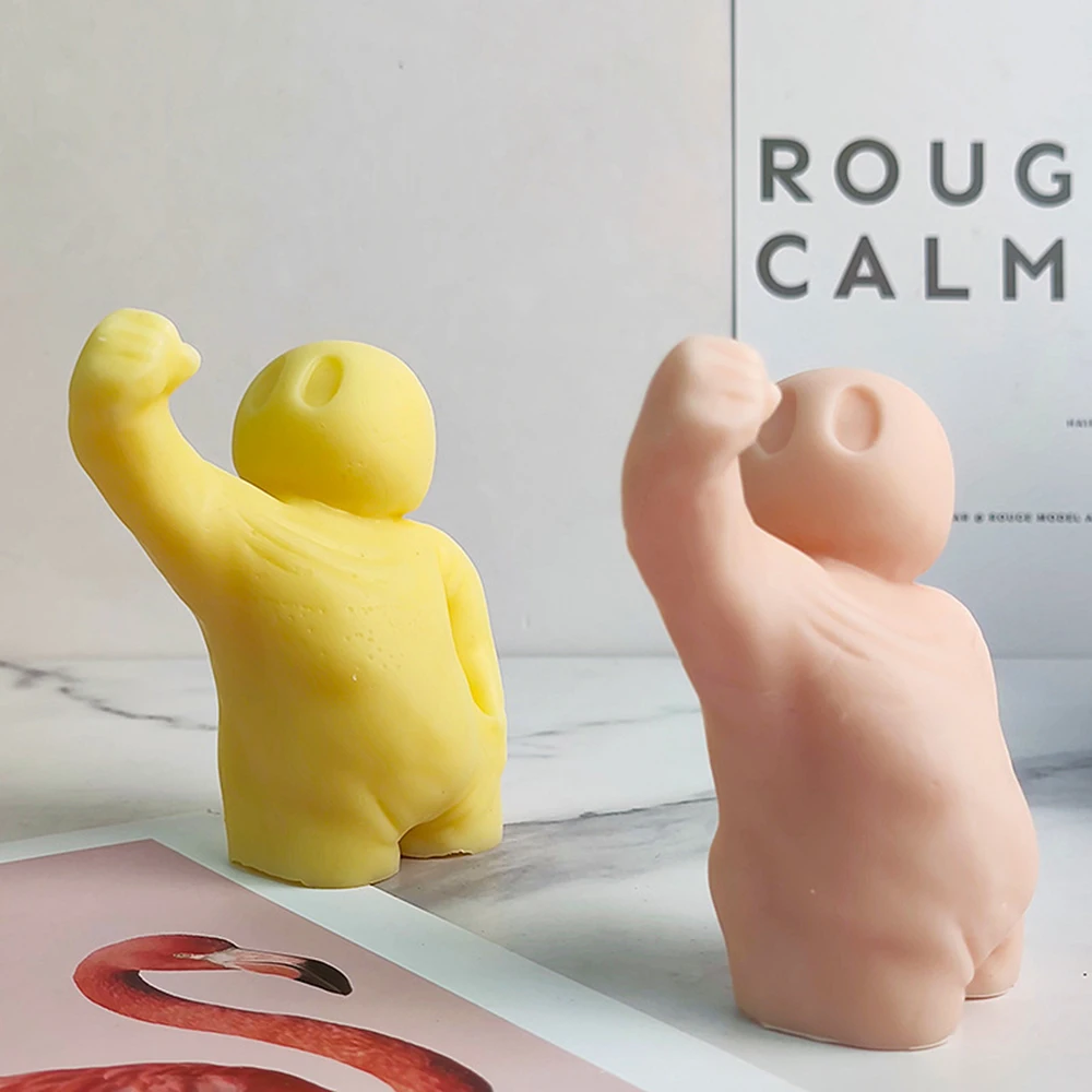 3D Struggling Little Man Candle Mold DIY Handmade Soap Gypsum Clay Resin Crafts Making Silicone Mould Home Decoration Ornaments
3D Struggling Little Man Candle Mold DIY Handmade Soap Gypsum Clay Resin Crafts Making Silicone Mould Home Decoration Ornaments