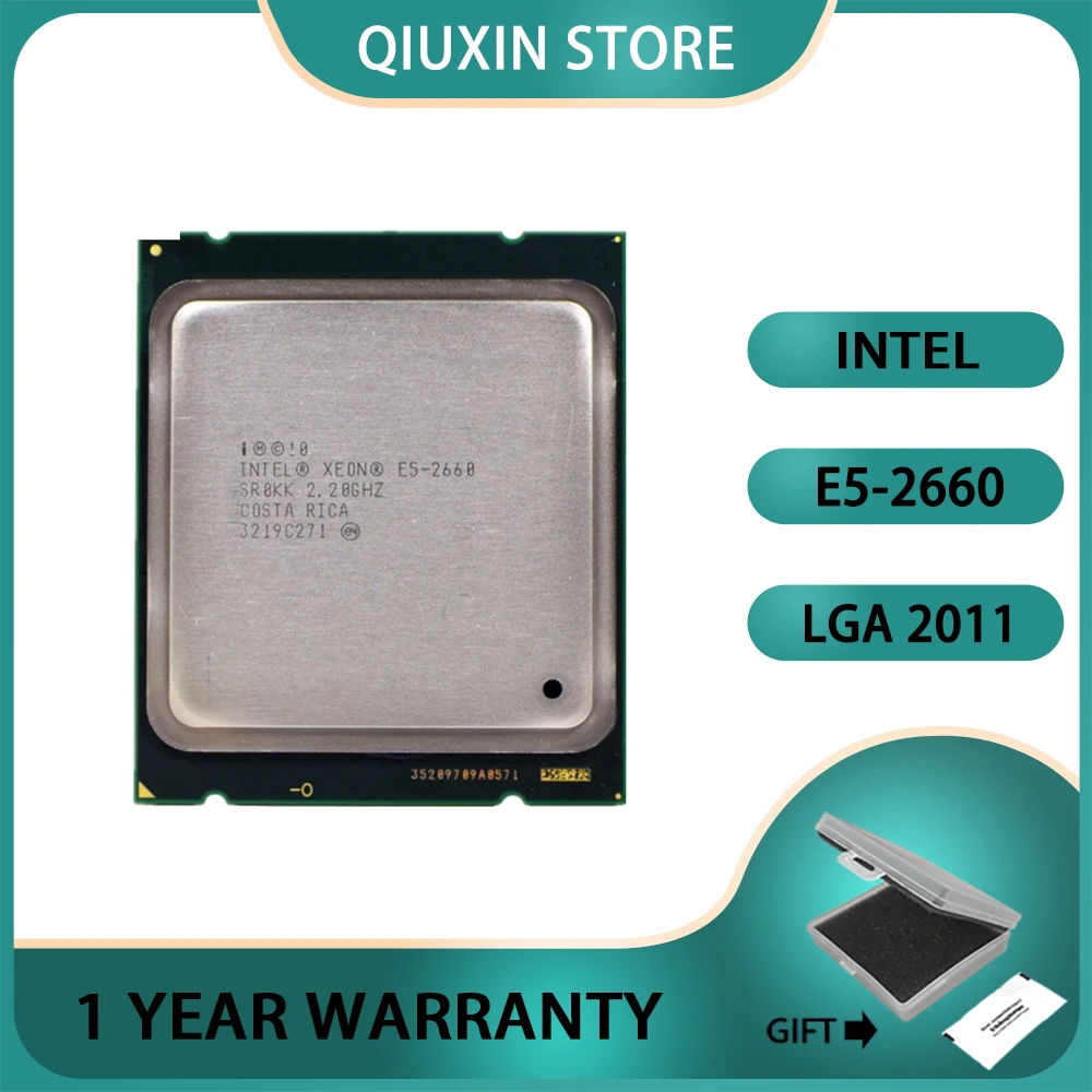 Intel Xeon E5-2660 E5 2660 Processor 20M 95W CPU 2.2 GHz Eight-Core Sixteen-Thread LGA 2011
Intel Xeon E5-2660 E5 2660 Processor 20M 95W CPU 2.2 GHz Eight-Core Sixteen-Thread LGA 2011