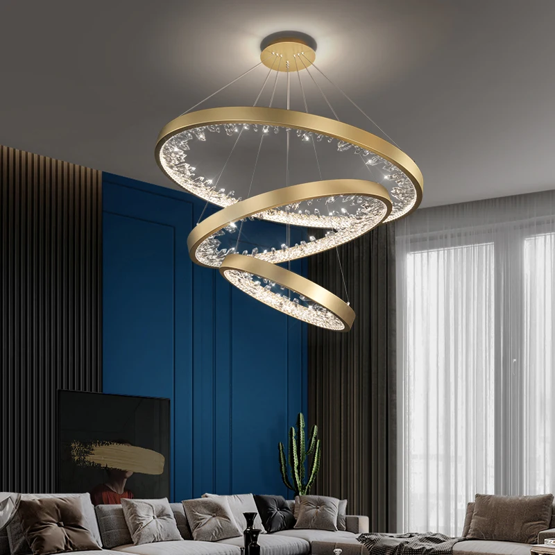 Italian LED Ring Crystal Ceiling Chandeliers Modern Minimalist Star Haning Light Living Room Restaurant Bedroom Pendant Light
Italian LED Ring Crystal Ceiling Chandeliers Modern Minimalist Star Haning Light Living Room Restaurant Bedroom Pendant Light
