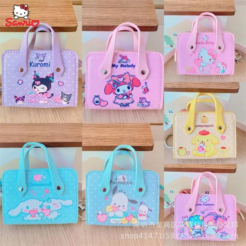 Kawaii Sanrio HelloKitty Kuromi My Melody Cartoon animation Handheld coin purse Large capacity Fashion Portable Coin Organizer
Kawaii Sanrio HelloKitty Kuromi My Melody Cartoon animation Handheld coin purse Large capacity Fashion Portable Coin Organizer