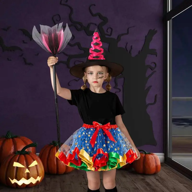 Witch Tutu Dress Toddler Witch Costume Skirt Hats Broom Cosplay Outfits Toddler Tulle Dress Halloween Carnival Fancy Party For 2
Witch Tutu Dress Toddler Witch Costume Skirt Hats Broom Cosplay Outfits Toddler Tulle Dress Halloween Carnival Fancy Party For 2