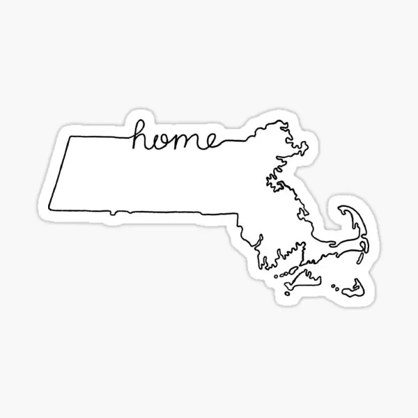 Massachusetts Home State Outline 5PCS Stickers for Decorations Water Bottles Bumper Window Decor Laptop Car Print Home Luggage
Massachusetts Home State Outline 5PCS Stickers for Decorations Water Bottles Bumper Window Decor Laptop Car Print Home Luggage