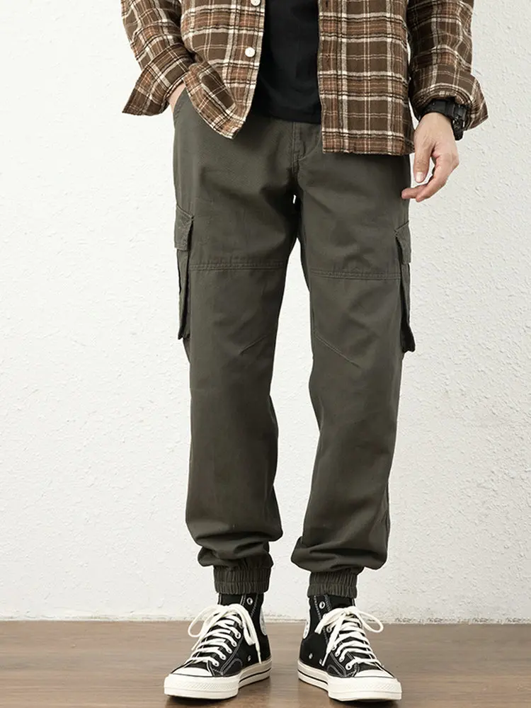 Черные, армейские, зеленые, желтые, хаки брюки-карго, мужские мешковатые с карманами, хлопковые брюки с завязками на лодыжке, Мужская Удобная... 
Черные, армейские, зеленые, желтые, хаки брюки-карго, мужские мешковатые с карманами, хлопковые брюки с завязками на лодыжке, Мужская Удобная...