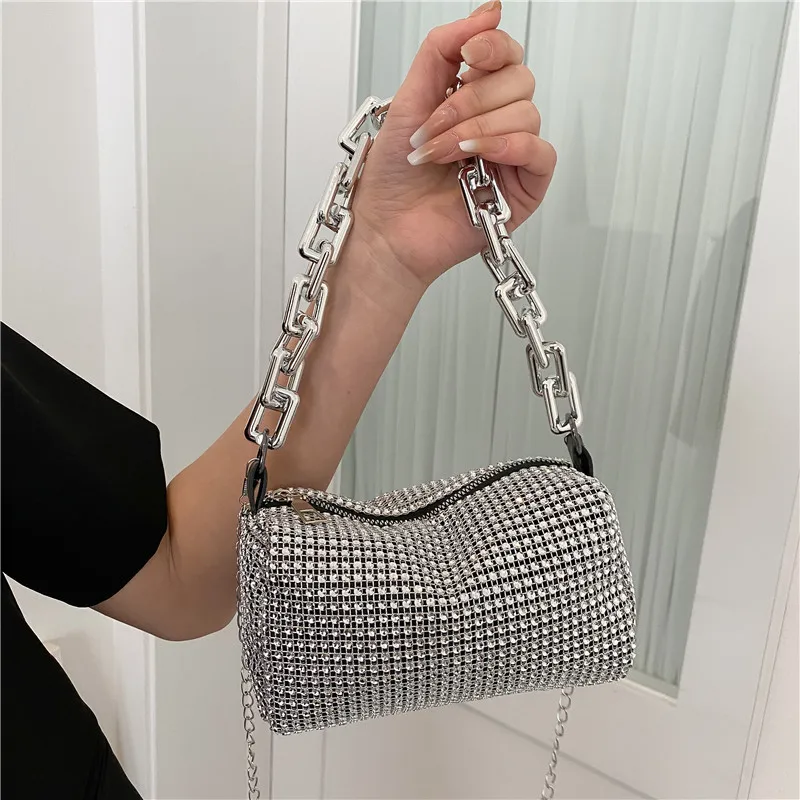 Bling Diamond Design Small Crossbody Messenger Bags for Women 2022 Summer Trend Luxury Fashion Travel Shoulder Handbags Purses
Bling Diamond Design Small Crossbody Messenger Bags for Women 2022 Summer Trend Luxury Fashion Travel Shoulder Handbags Purses