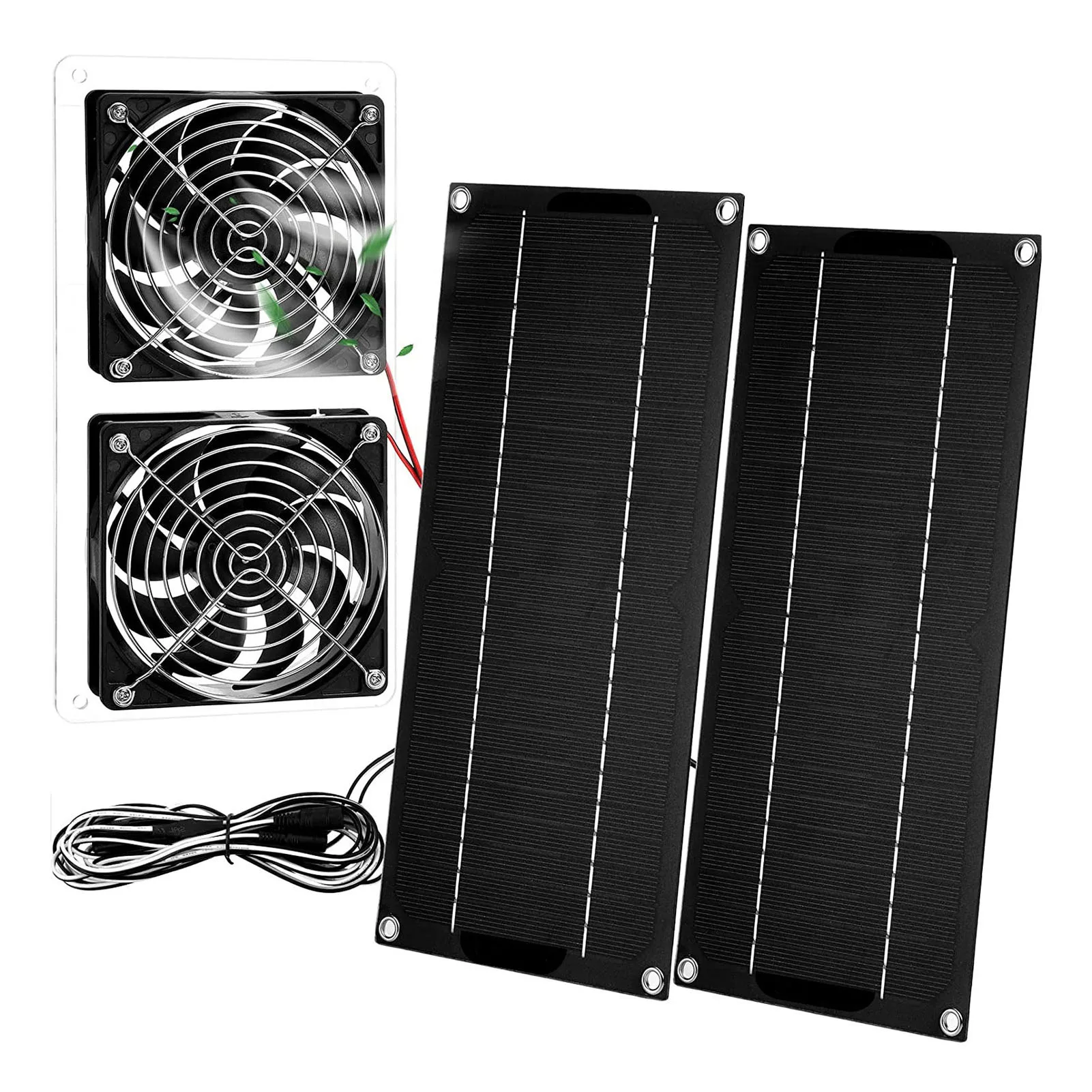Solar Powered Dual Fan Kit 10W Solar Fan For Greenhouse Portable Ventilator Dual Exhaust Fan For Chicken Coops Greenhouse Shed
Solar Powered Dual Fan Kit 10W Solar Fan For Greenhouse Portable Ventilator Dual Exhaust Fan For Chicken Coops Greenhouse Shed
