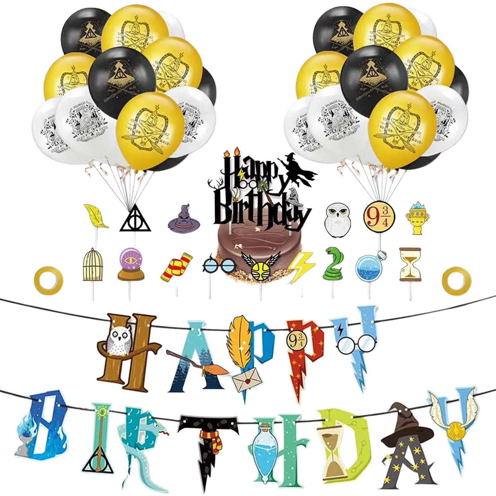 39 шт., украшения для дня рождения волшебника
39 шт., украшения для дня рождения волшебника