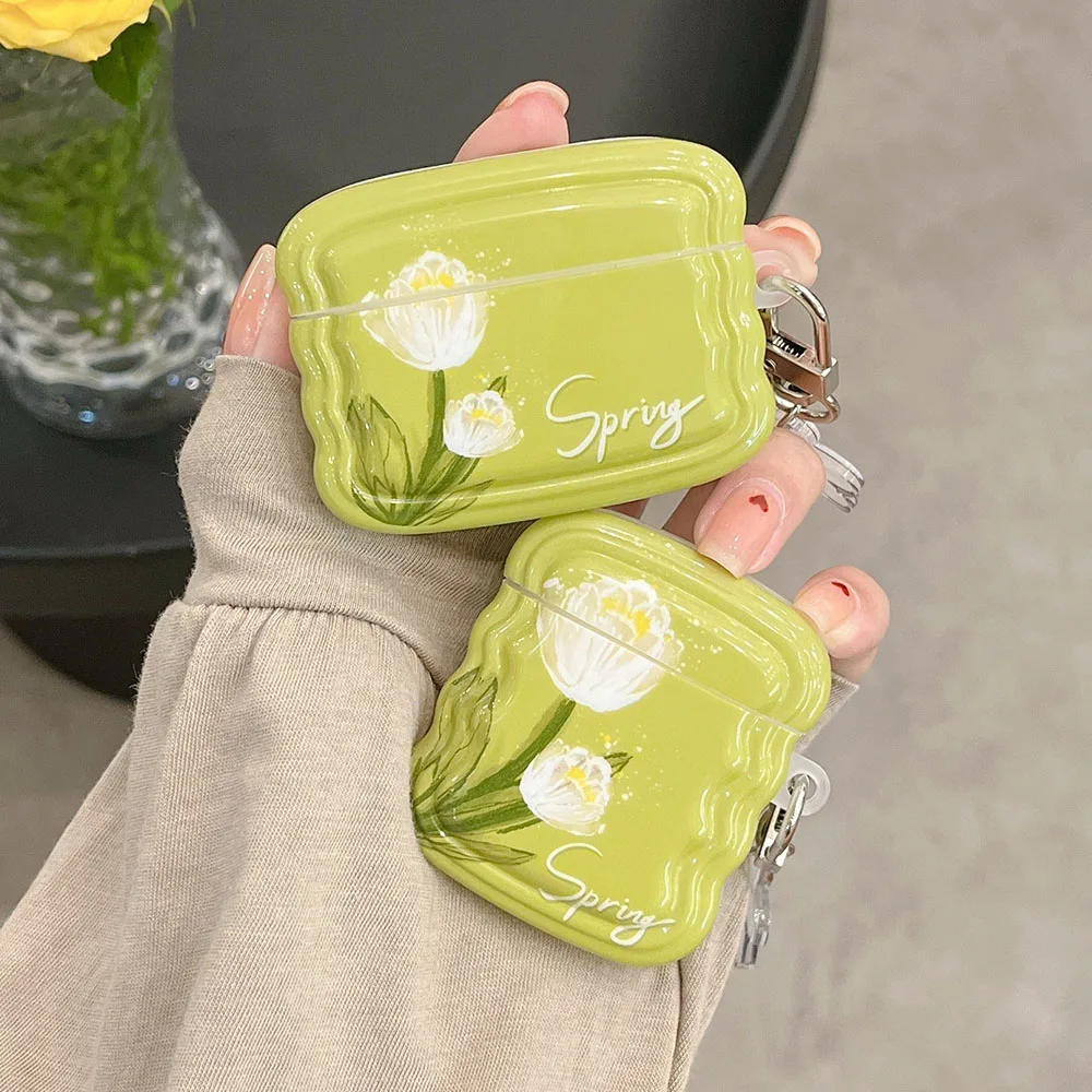 Case For Airpods Pro Earphone Cases Daffodils Floral Charging Box Cover with Flower Keyring for Apple Air Pods 2 3 Curved Shell
Case For Airpods Pro Earphone Cases Daffodils Floral Charging Box Cover with Flower Keyring for Apple Air Pods 2 3 Curved Shell