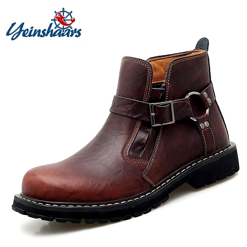 Autumn Winter Fashion Men Motorcycle Boots Genuine Leather Ankle Chelsea Boots Men Shoes Vintage Classic Men Leather Ankle Boots
Autumn Winter Fashion Men Motorcycle Boots Genuine Leather Ankle Chelsea Boots Men Shoes Vintage Classic Men Leather Ankle Boots