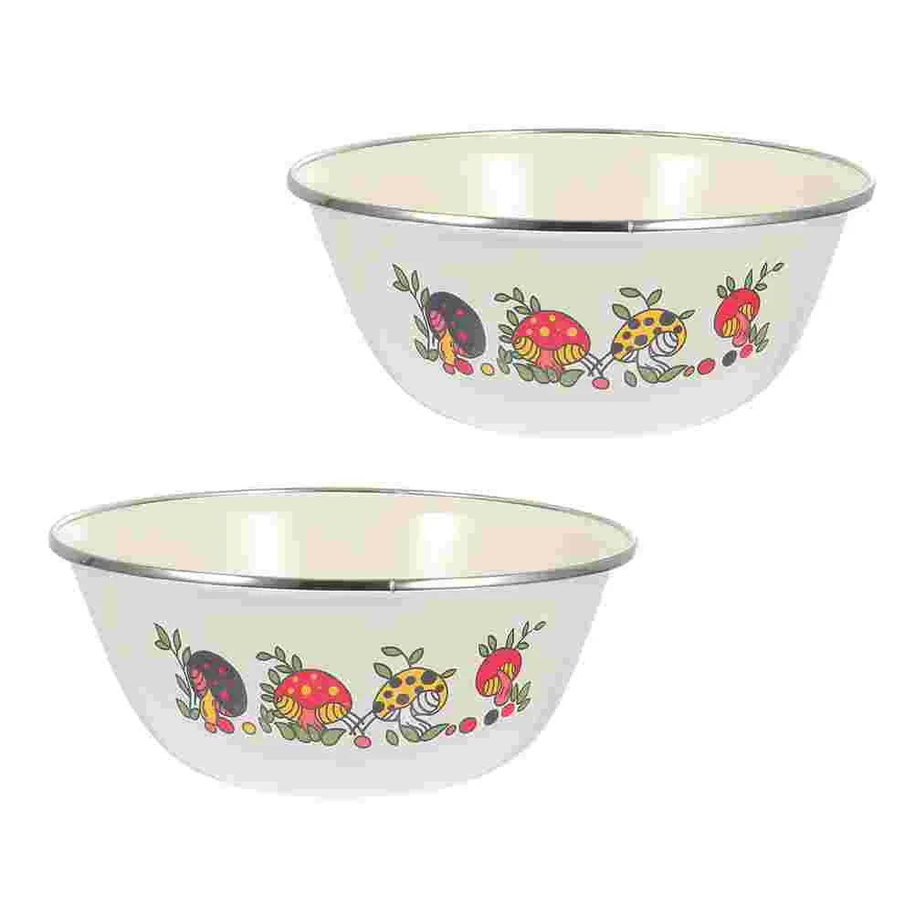 2 Pcs Salad Bowl Veggie Tray Lid Japanese Ramen Bowl Products Cereal Bowl Iron Enamel Japanese Noodle Bowl 
2 Pcs Salad Bowl Veggie Tray Lid Japanese Ramen Bowl Products Cereal Bowl Iron Enamel Japanese Noodle Bowl