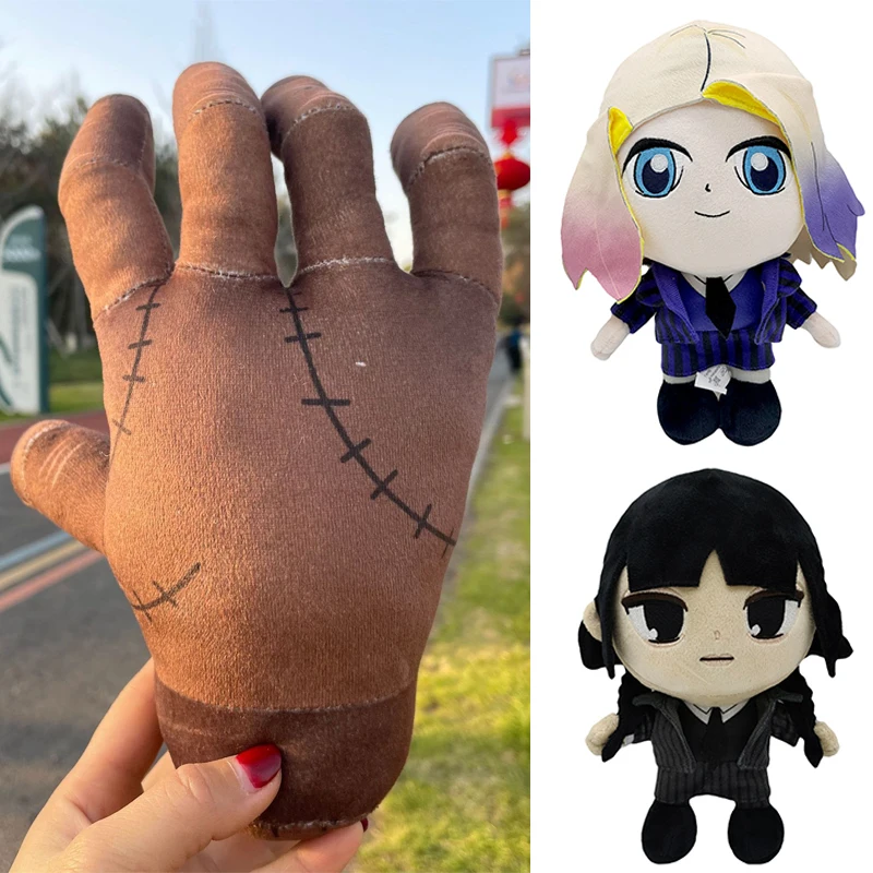 Adams Wednesday Plush Toy Horror Game Adams Family Peluche Figure Soft Stuffed Hands Dolls Plushie Pillow Kids Birthday Gifts
Adams Wednesday Plush Toy Horror Game Adams Family Peluche Figure Soft Stuffed Hands Dolls Plushie Pillow Kids Birthday Gifts