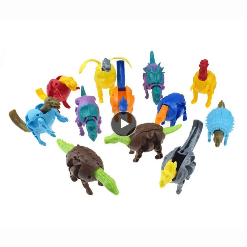 Mini Variant Dinosaur Egg Toy Animals Deformation Torsion Toch Cartoon Children's Toy Blind Box Experience 12 Color Random Hair
Mini Variant Dinosaur Egg Toy Animals Deformation Torsion Toch Cartoon Children's Toy Blind Box Experience 12 Color Random Hair