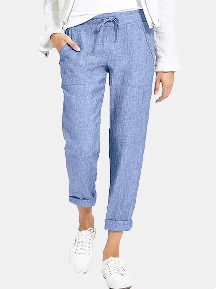 2022 ZANZEA Woman Palazzo Oversized Pant Autumn Female Drawstring Cargo Pants Women's Trousers Vintage Elastic Waist Pantalon
2022 ZANZEA Woman Palazzo Oversized Pant Autumn Female Drawstring Cargo Pants Women's Trousers Vintage Elastic Waist Pantalon
