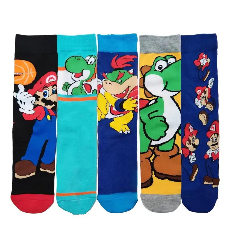 New style Super Mario Bros Socks Anime Figure Yoshi Casual Sports Cotton Women's socks Men's Tide Sock Kids Gifts Direct Selling
New style Super Mario Bros Socks Anime Figure Yoshi Casual Sports Cotton Women's socks Men's Tide Sock Kids Gifts Direct Selling