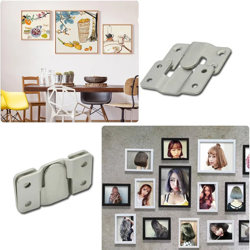 Stainless 4pcs steel wall Hook picture frame keyhole hanger Z Clip Sofa bed Interlocking Flush Mount Bracket furniture connector
Stainless 4pcs steel wall Hook picture frame keyhole hanger Z Clip Sofa bed Interlocking Flush Mount Bracket furniture connector