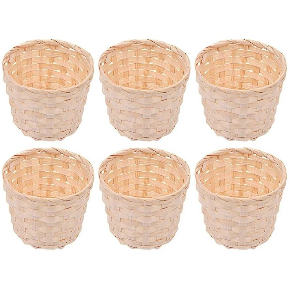 Durable 6pcs Baskets Multipurpose Household Storage Baskets Flower Basket Sundries Basket
Durable 6pcs Baskets Multipurpose Household Storage Baskets Flower Basket Sundries Basket