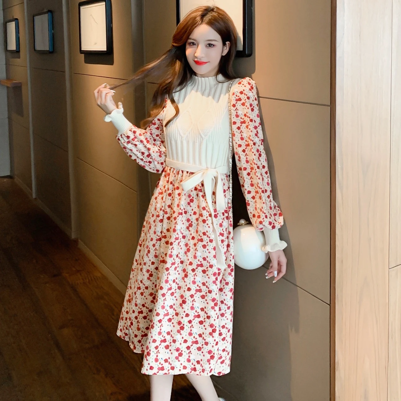 Party Dresses Summer Fashion Print O-neck Patchwork A-LINE Long Sleeve Clothing Houthion
Party Dresses Summer Fashion Print O-neck Patchwork A-LINE Long Sleeve Clothing Houthion
