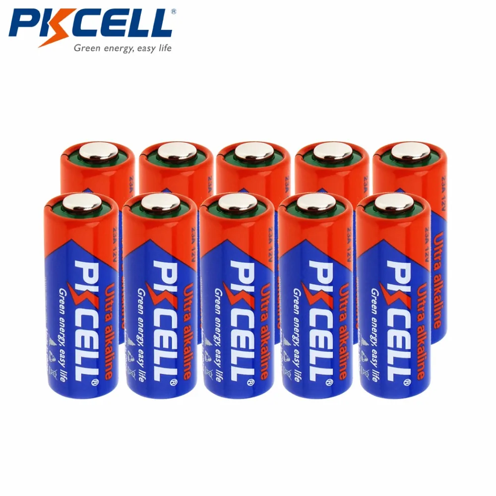 10 шт./лот PKCELL 23A 12 В щелочная батарея 23 A23 MN21 L1028 MS21 V23GA VR22 N Первичная сухая батарея батареи для дверного звонка
10 шт./лот PKCELL 23A 12 В щелочная батарея 23 A23 MN21 L1028 MS21 V23GA VR22 N Первичная сухая батарея батареи для дверного звонка