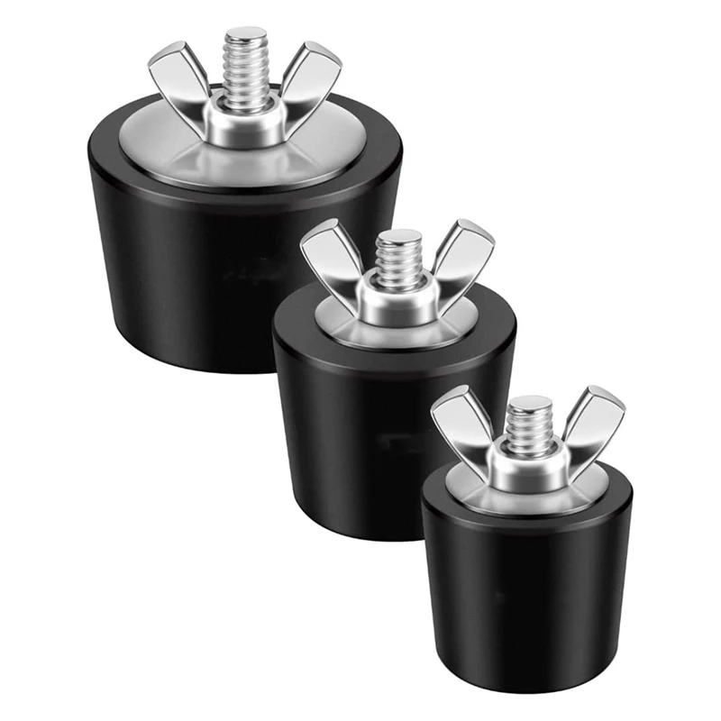 3PCS Pool Winterizing Plugs, 3 Sizes, 1Inch, 1.25Inch & 1.5Inch, Swimming Pool Winter Expansion Plugs With Screw 
3PCS Pool Winterizing Plugs, 3 Sizes, 1Inch, 1.25Inch & 1.5Inch, Swimming Pool Winter Expansion Plugs With Screw