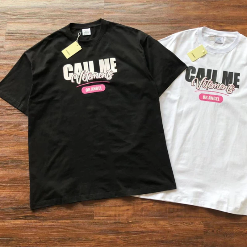Gym CALL ME Vetements OR ANGEL T-shirt Men Women High Quality Summer Harajuku Vetements T Shirt Top Tees Anime Clothes
Gym CALL ME Vetements OR ANGEL T-shirt Men Women High Quality Summer Harajuku Vetements T Shirt Top Tees Anime Clothes