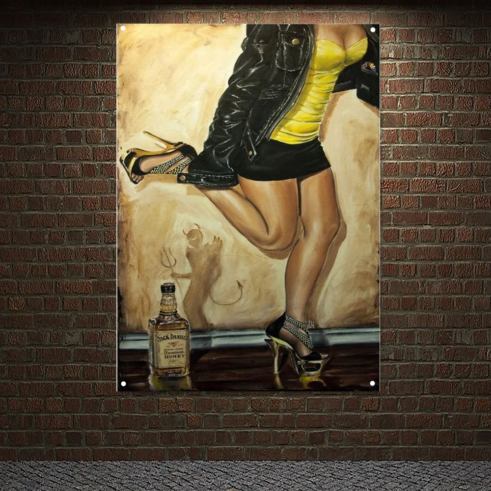 The Cocktail Vintage Art Poster Wall Hanging Flag Sexy Liquor Girl Banner Wall Painting Club Bar Man Cave Home Decor Tapestry 
The Cocktail Vintage Art Poster Wall Hanging Flag Sexy Liquor Girl Banner Wall Painting Club Bar Man Cave Home Decor Tapestry