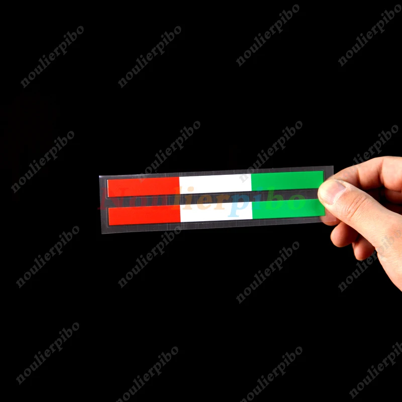 Made In Italy Car Stickers 3D Italian Striped Flag Emblem Racing Flag Italian Spirit Sticker Motorcycle Helmet Vinyl PVC Decals
Made In Italy Car Stickers 3D Italian Striped Flag Emblem Racing Flag Italian Spirit Sticker Motorcycle Helmet Vinyl PVC Decals