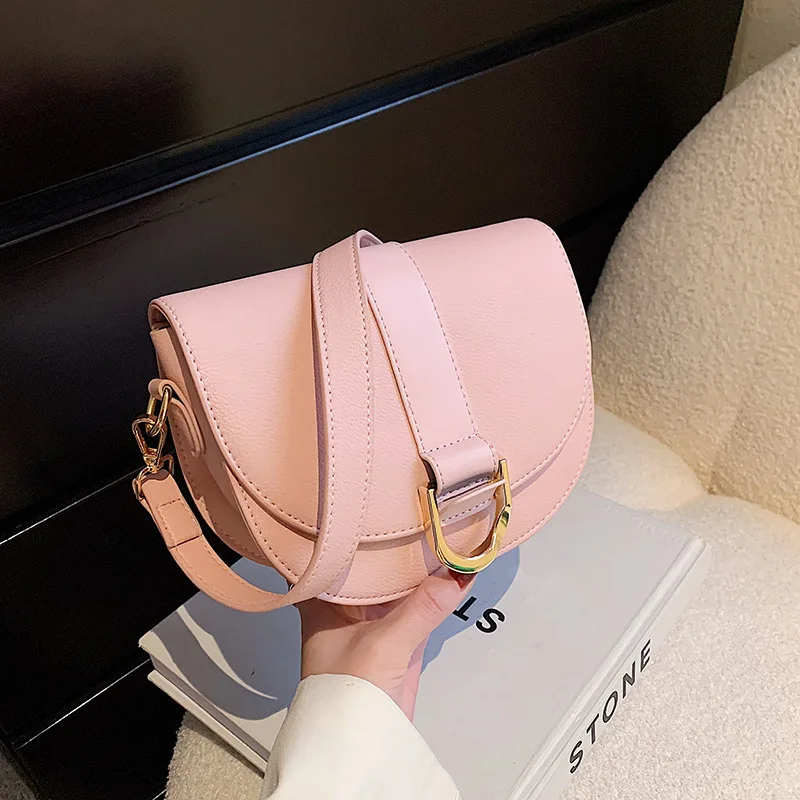 Fashion Women Small Pu Leather Shoulder Saddle Bag Luxury Designer Ladies Purses Messenger Crossbody Bags Casual Female Handbags
Fashion Women Small Pu Leather Shoulder Saddle Bag Luxury Designer Ladies Purses Messenger Crossbody Bags Casual Female Handbags
