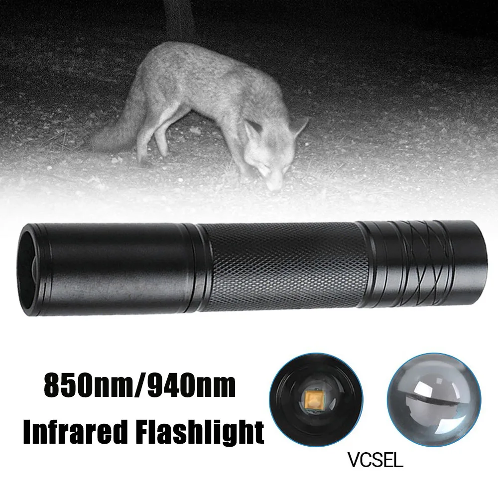 5W LED Infrared Flashlight 850nm 940nm Laser Zoomable Night Vision Torch Linternas Tactical Weapon Gun Light for Oudoor Hunting
5W LED Infrared Flashlight 850nm 940nm Laser Zoomable Night Vision Torch Linternas Tactical Weapon Gun Light for Oudoor Hunting
