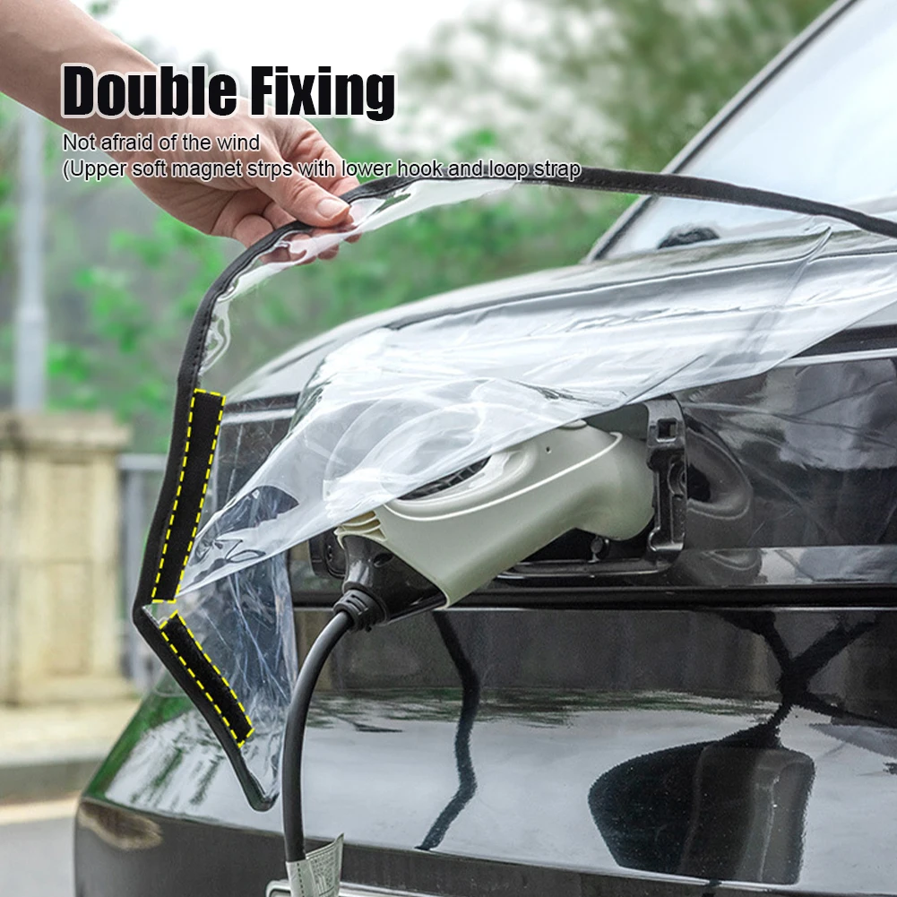 EV Charger Cover Universal Electric Vehicle Charging Port Rainproof Cover Magnetic Mount with Windproof Fastener Weather Proof
EV Charger Cover Universal Electric Vehicle Charging Port Rainproof Cover Magnetic Mount with Windproof Fastener Weather Proof
