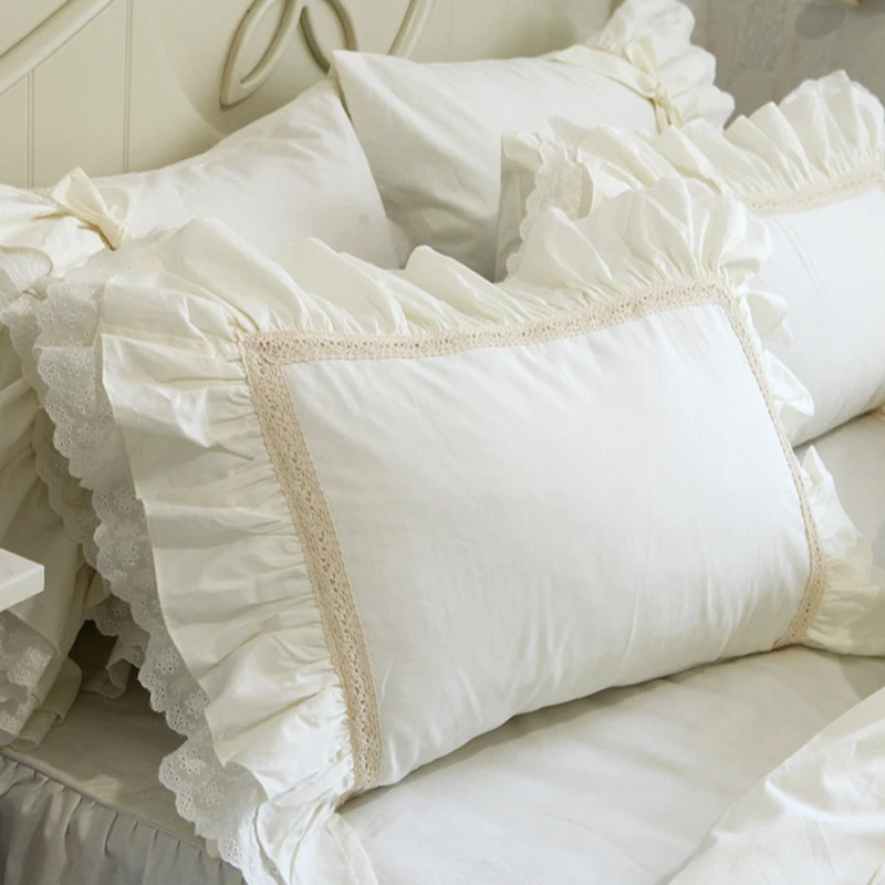 Cilected 1PC Korean Ins Lotus Leaf Lace Pillowcase 100% Cotton Princess Style Lace Cushion Cover Pillow Inner Liner Cover Decor
Cilected 1PC Korean Ins Lotus Leaf Lace Pillowcase 100% Cotton Princess Style Lace Cushion Cover Pillow Inner Liner Cover Decor