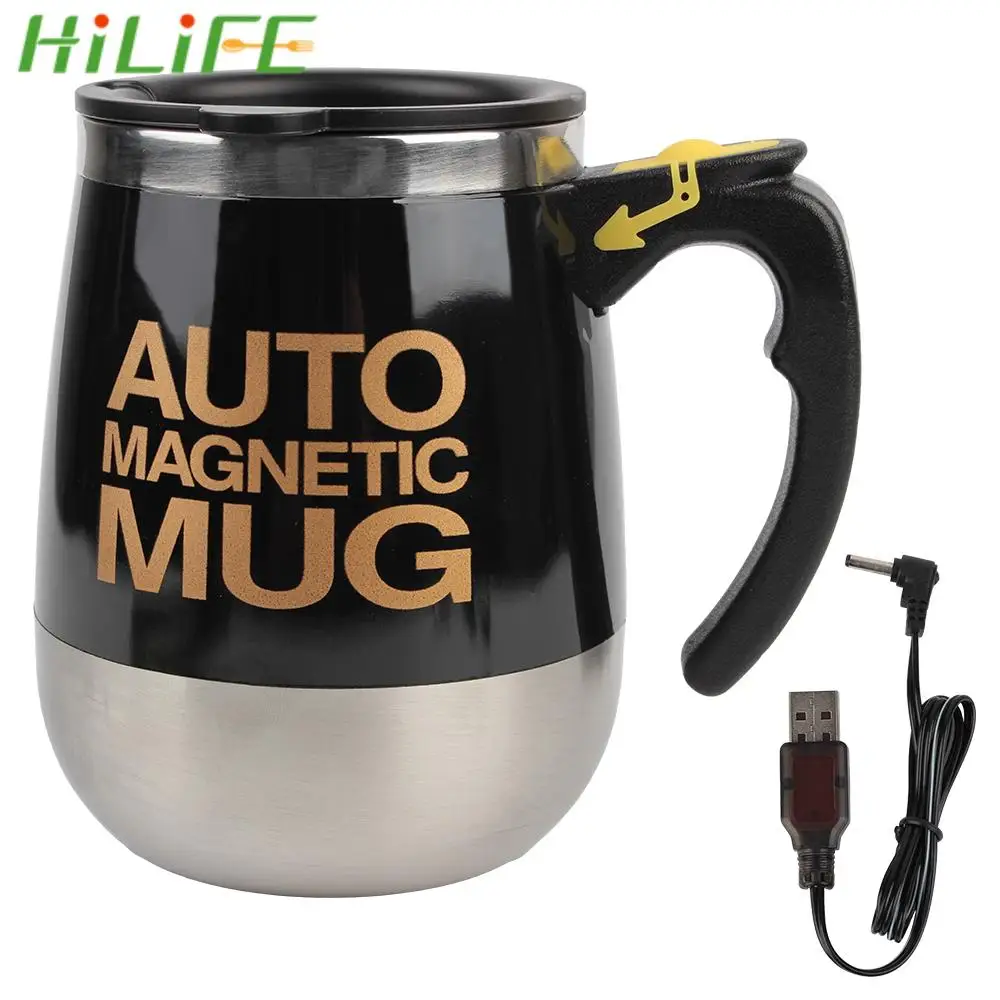 HILIFE Automatic Self Stirring Magnetic Mug Creative Electric Smart Mixer Coffee Milk Mixing Cup Water Bottle Thermal Blender
HILIFE Automatic Self Stirring Magnetic Mug Creative Electric Smart Mixer Coffee Milk Mixing Cup Water Bottle Thermal Blender